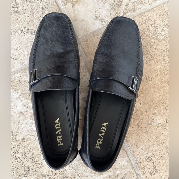 Men’s Prada Black Loafers - Picture 1 of 1